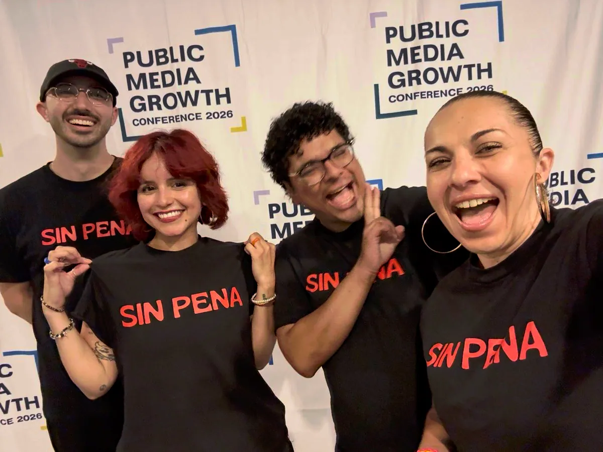 BIS teaching artists at the Public Media Growth Conference 2026