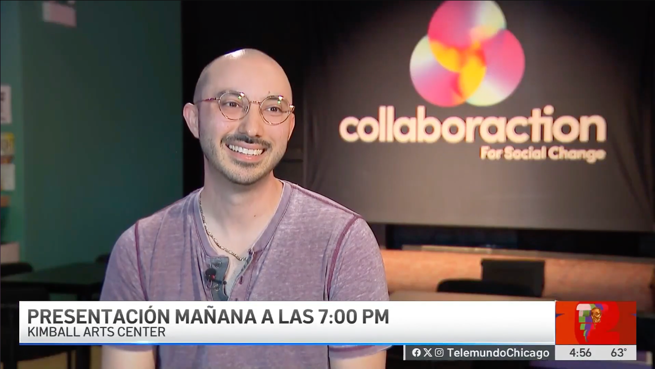 Telemundo interview with Rudy Mendoza, founder of Bilingual Improv School